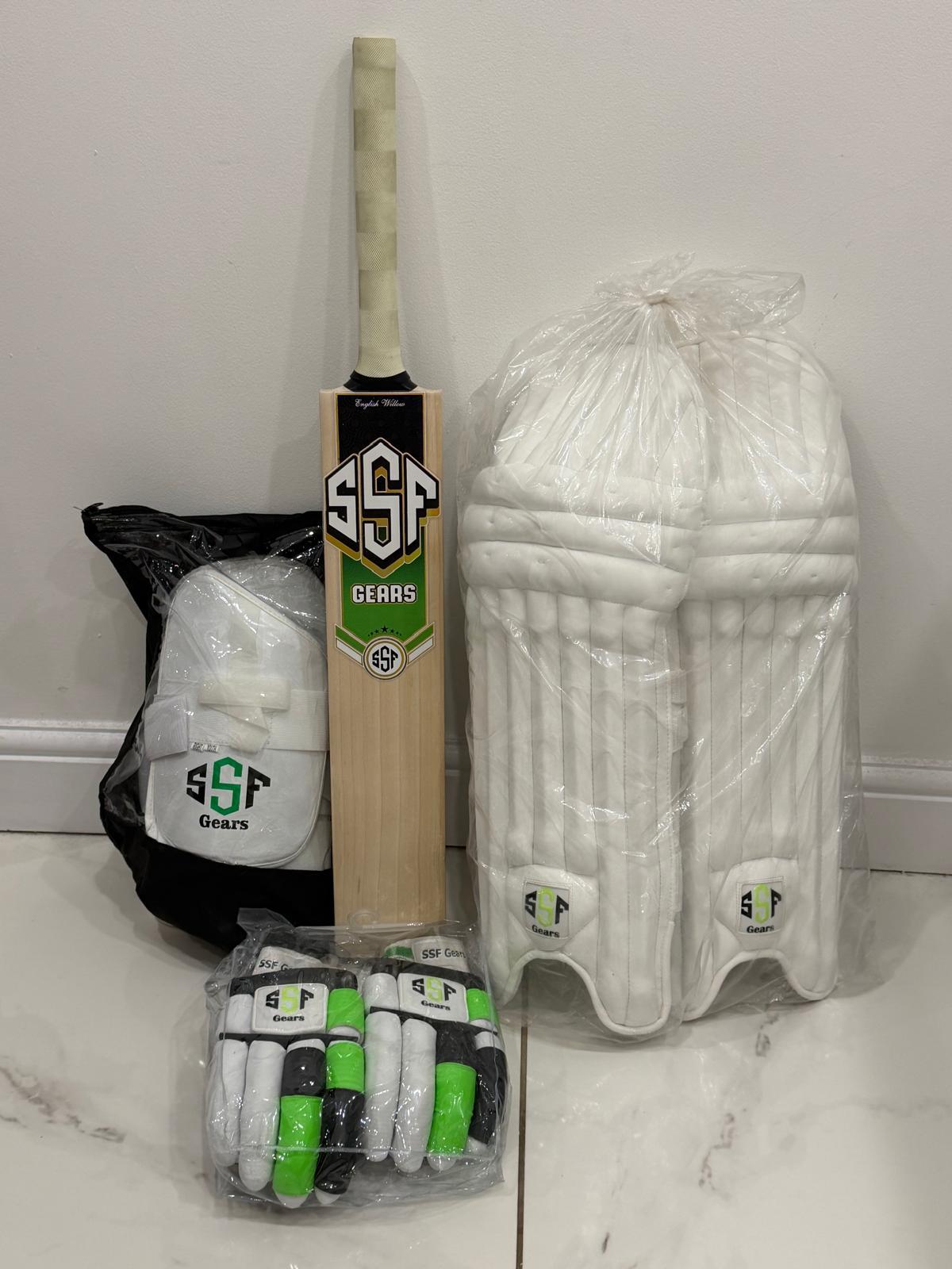 SSF Full Kit (Bat + Pads + Gloves)