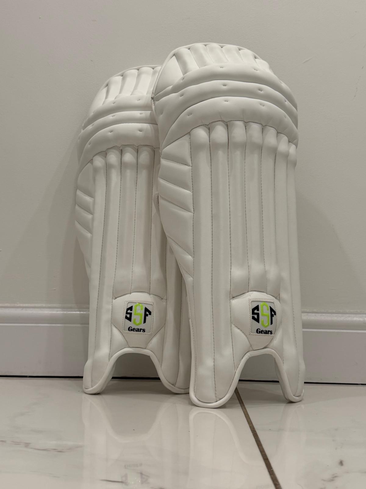 SSF Batting Pads (Pair - Classic White)